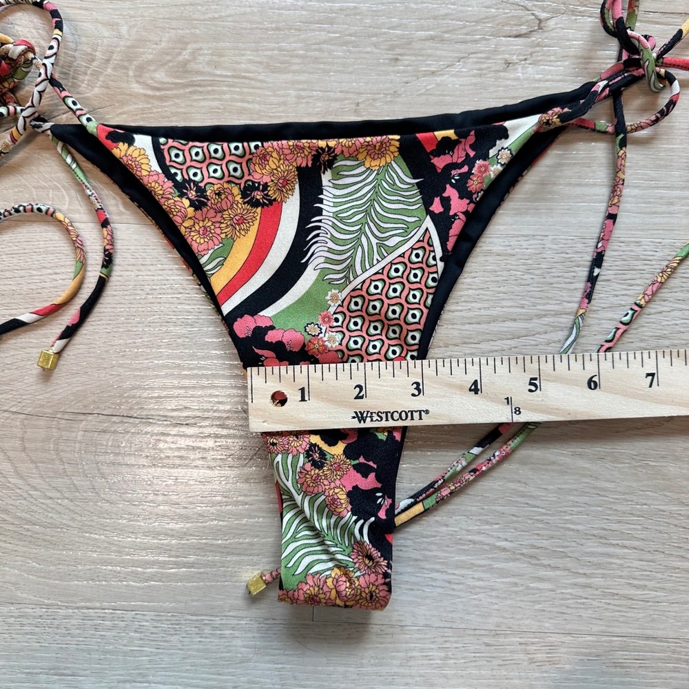 Sommer Swim Lucia Milla Bahamas Bikini Set S/M Women Boho Small Multicolor Nylon - Picture 7 of 9